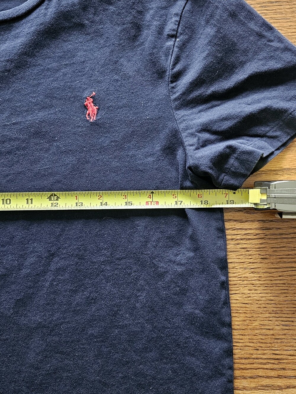Polo Ralph Lauren Custom Slim Fit Crewneck T-Shirt - Navy Blue (Medium) 175/96A - Picture 8 of 11